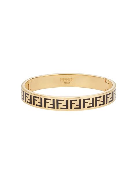 fendi f bracelet gold|Fendi bracelet 18k gold.